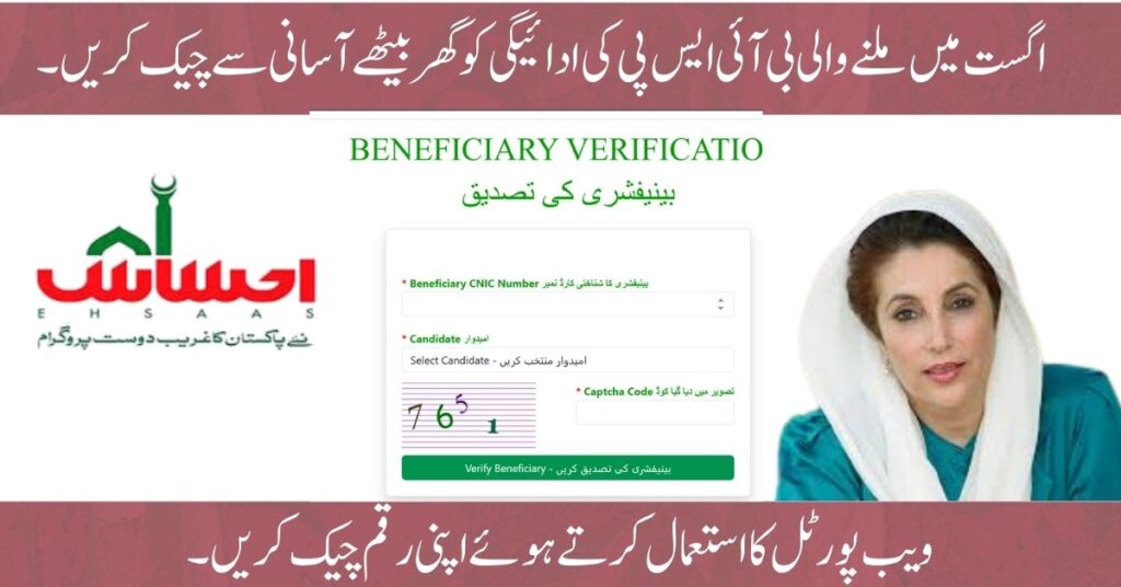 8171 Web Portal 2025 – Check BISP Payment Status Online Using CNIC (Complete Guide)