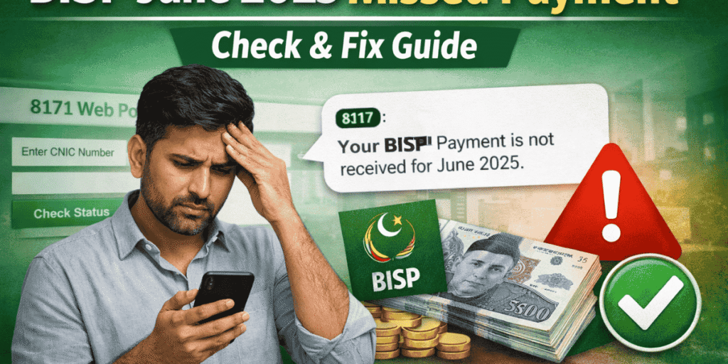 BISP June 2025 Missed Payment